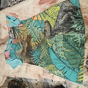 Girls Jurassic World dinosaur dress